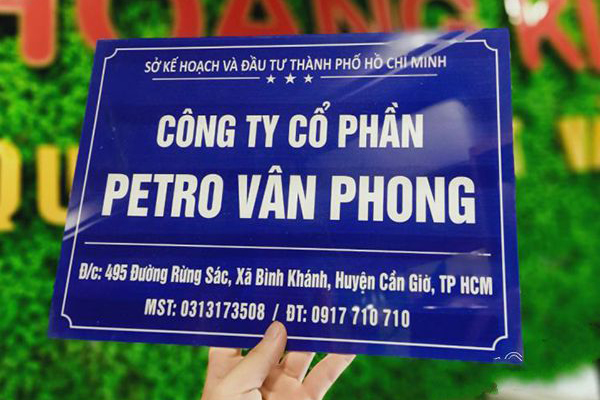 Bảng hiệu công ty